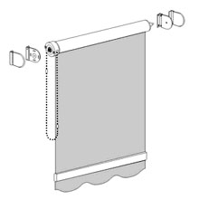 Механизм на цепочке (для трубы Ф32)